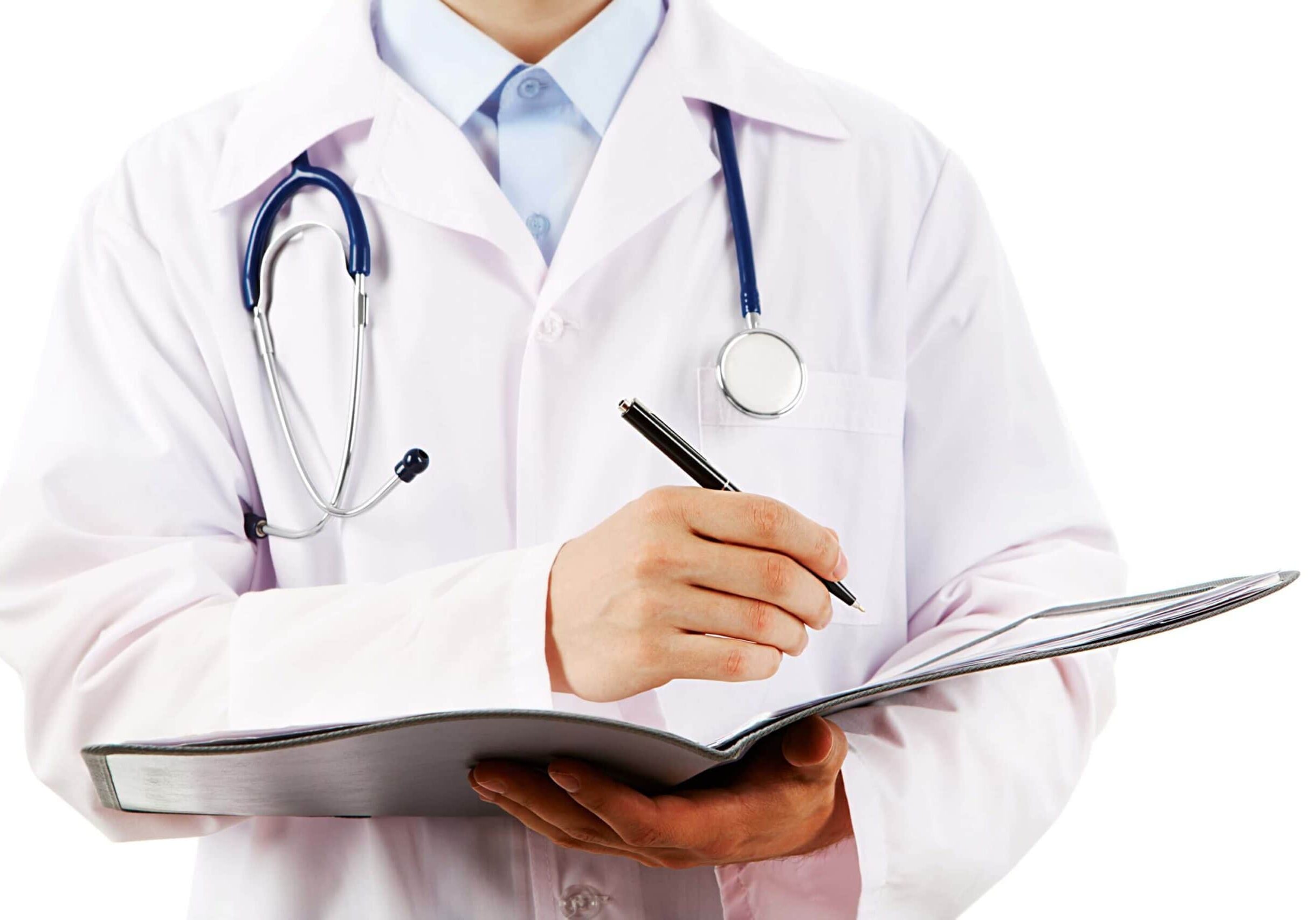 close-up-of-physician-writing-down-prescription-in-medical-card